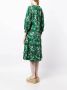Alice + olivia Midi-jurk met bloemenprint Groen - Thumbnail 4