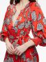Alice + olivia Lyla midi-jurk met bloemenprint Rood - Thumbnail 5