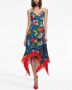 Alice + olivia Midi-jurk met bloemenprint Blauw - Thumbnail 2