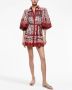 Alice + olivia Mini-jurk met bloemenprint Rood - Thumbnail 2
