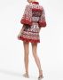 Alice + olivia Mini-jurk met bloemenprint Rood - Thumbnail 3