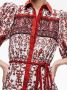 Alice + olivia Mini-jurk met bloemenprint Rood - Thumbnail 5