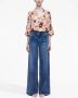 Alice + olivia Reilly floral-print satin blouse Roze - Thumbnail 1