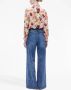 Alice + olivia Reilly floral-print satin blouse Roze - Thumbnail 3