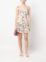 Alice + olivia Mini-jurk met bloemenprint Wit - Thumbnail 2