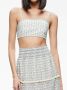 Alice + olivia Bandeau top Wit - Thumbnail 4