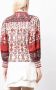 Alice + olivia Blouse met bloemenprint Rood - Thumbnail 4