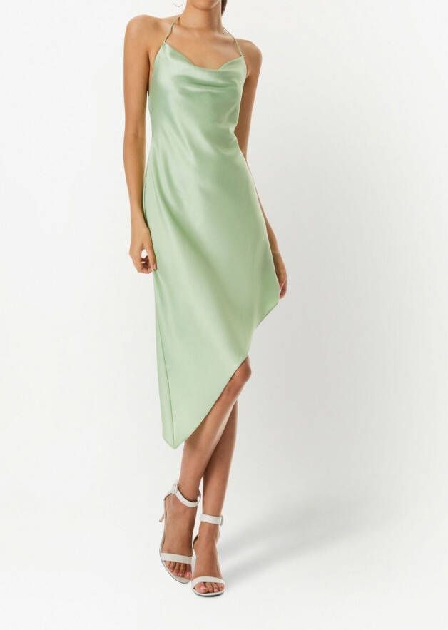 alice + olivia Asymmetrische jurk Groen
