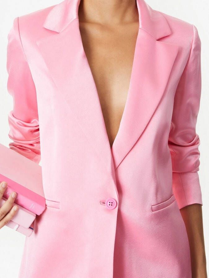 alice + olivia Blazer met enkele rij knopen Roze
