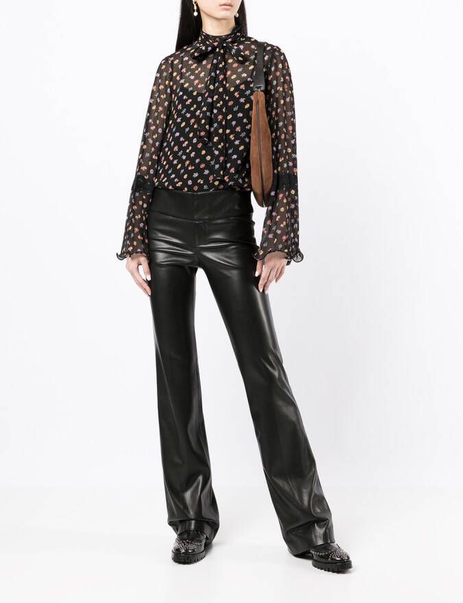 alice + olivia Flared broek Zwart