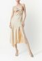 Alice + olivia Gedraaide jurk Beige - Thumbnail 2