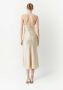 Alice + olivia Gedraaide jurk Beige - Thumbnail 4