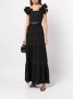 Alice + olivia Gelaagde maxi-rok Zwart - Thumbnail 2