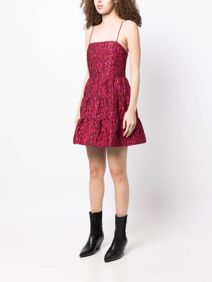 alice + olivia Mini-jurk met bloemenprint Roze