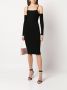 Alice + olivia Midi-jurk met spaghettibandjes Zwart - Thumbnail 2