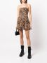 Alice + olivia Mini-jurk met luipaardprint Bruin - Thumbnail 2