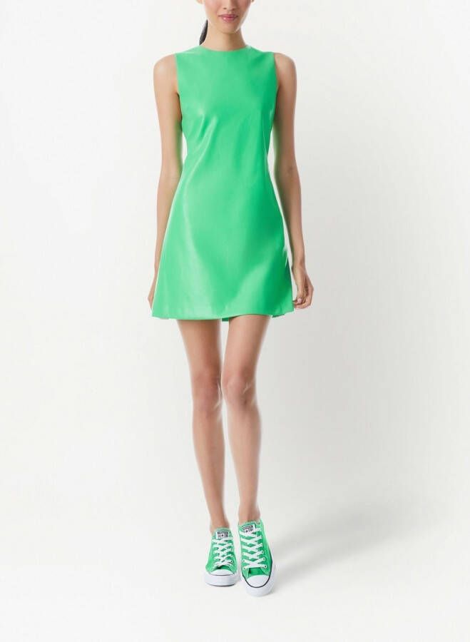 alice + olivia Mini-jurk van imitatieleer Groen