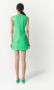 Alice + olivia Mini-jurk van imitatieleer Groen - Thumbnail 3