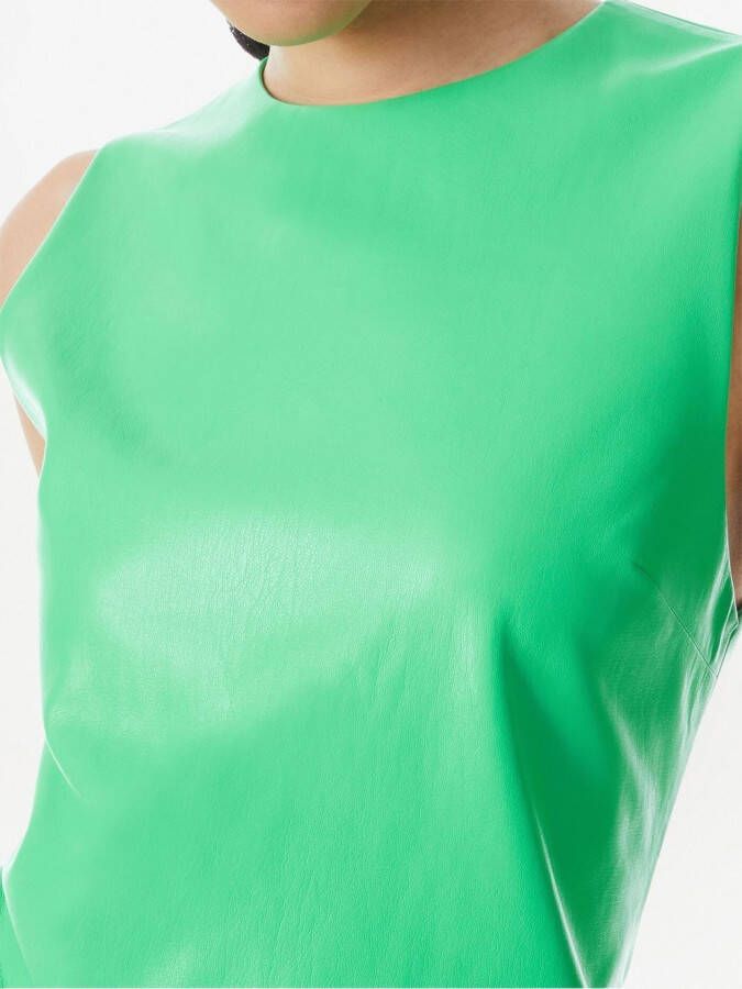 alice + olivia Mini-jurk van imitatieleer Groen