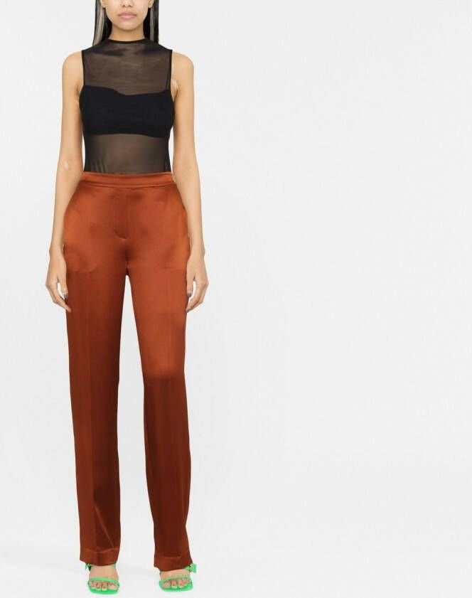 alice + olivia Mouwloze body Zwart