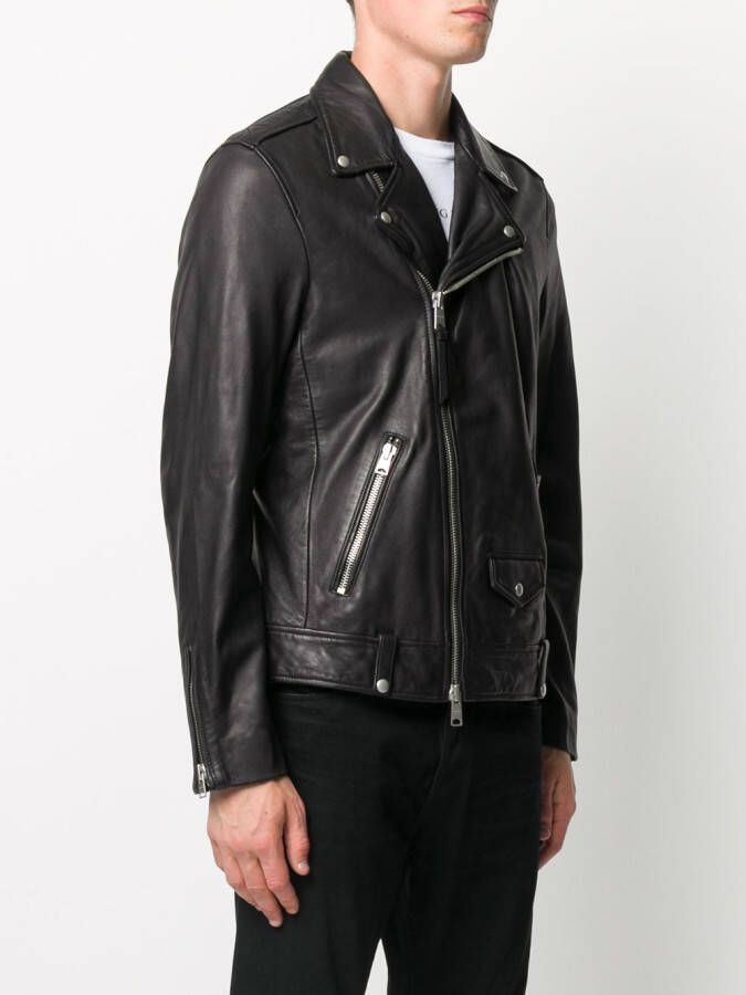 AllSaints Jack met rits Zwart