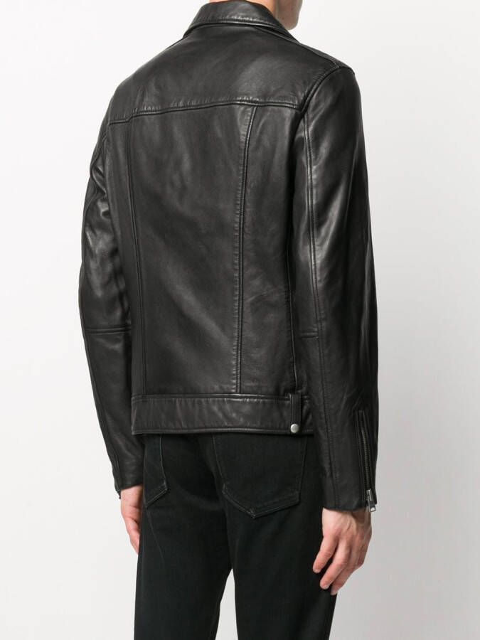 AllSaints Jack met rits Zwart