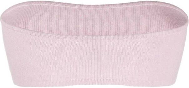 Allude Cropped top Roze