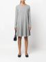 Allude Mini-jurk met lange mouwen Grijs - Thumbnail 2
