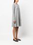 Allude Mini-jurk met lange mouwen Grijs - Thumbnail 3