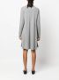 Allude Mini-jurk met lange mouwen Grijs - Thumbnail 4