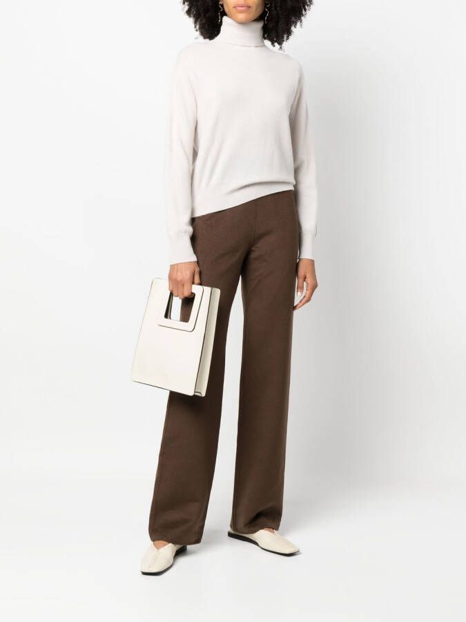 Allude Trui met hoge hals Beige