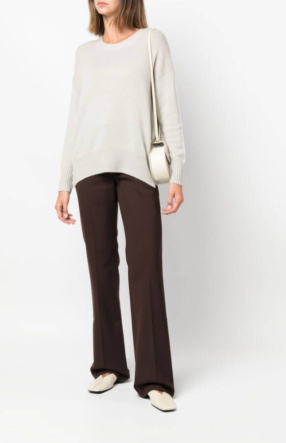 Allude Trui met ronde hals Beige