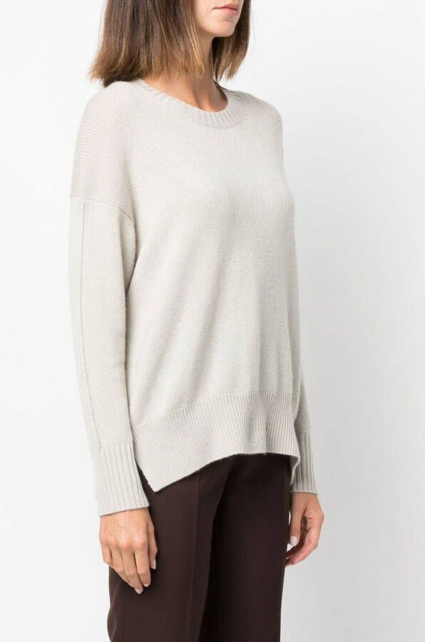 Allude Trui met ronde hals Beige