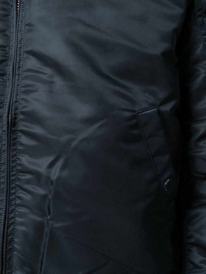 Alpha Industries klassiek bomberjack met rits Blauw