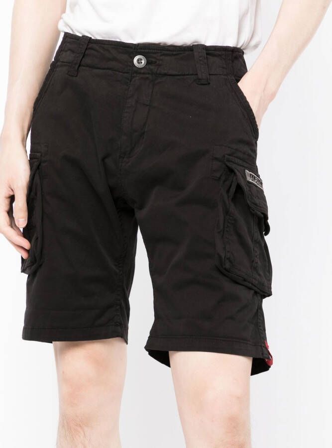 Alpha Industries Cargo shorts Zwart