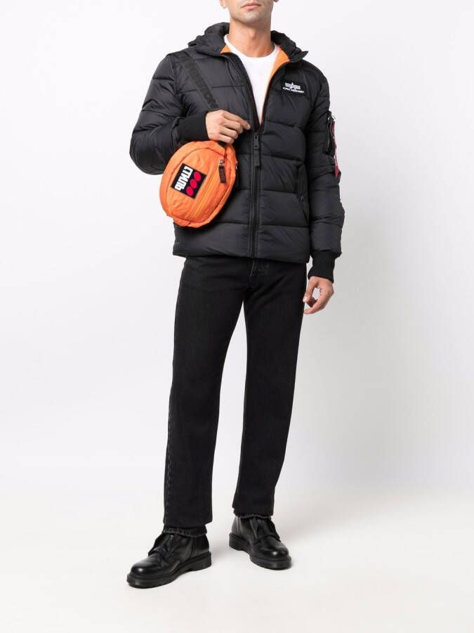 Alpha Industries Gewatteerd jack Zwart