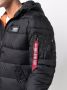 Alpha Industries Gewatteerd jack Zwart - Thumbnail 5