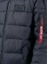 Alpha Industries Gewatteerd jack Zwart - Thumbnail 5