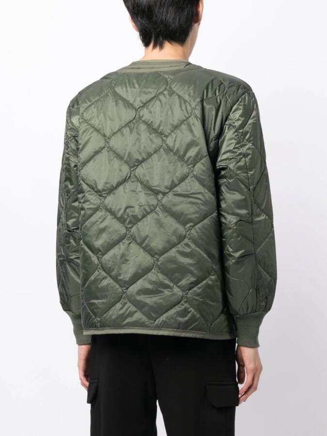Alpha Industries Jack met logopatch Groen