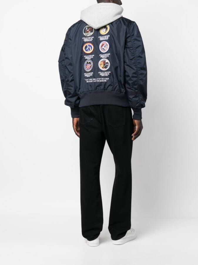 Alpha Industries Jack met rits Blauw