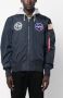 Alpha Industries Jack met rits Blauw - Thumbnail 3