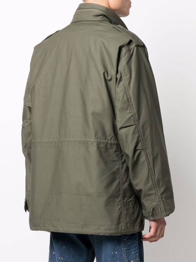 Alpha Industries Jas met afneembare capuchon Groen