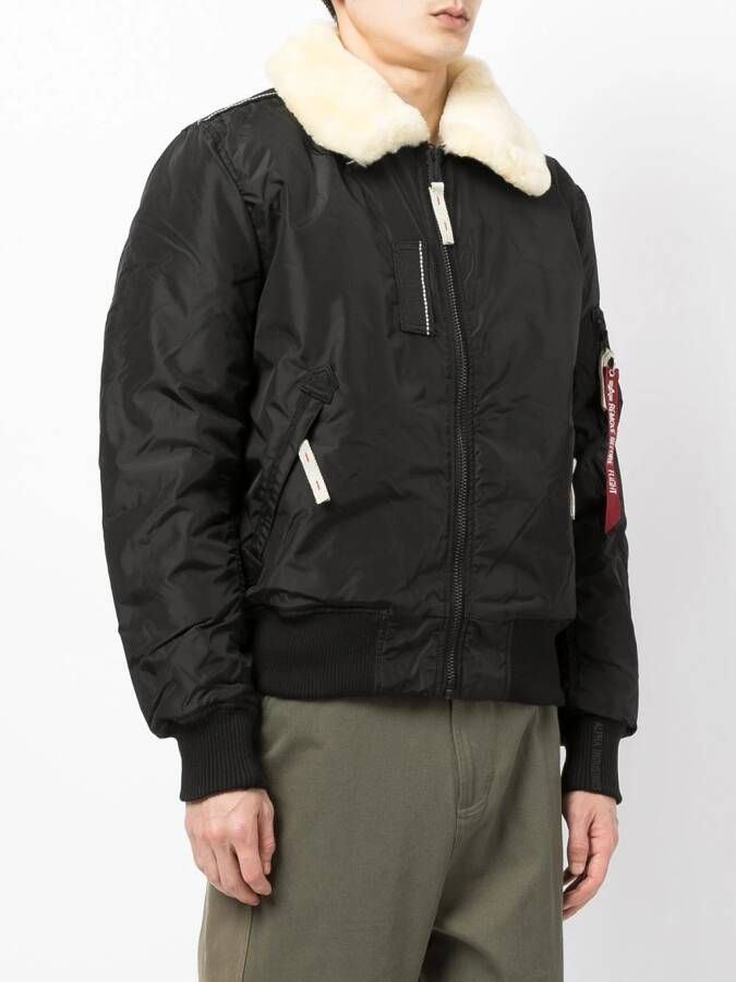 Alpha Industries Lammy jack Zwart