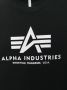 Alpha Industries logo patch sweater Zwart - Thumbnail 4