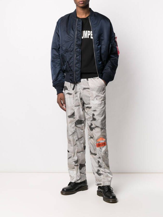 Alpha Industries Omkeerbaar bomberjack Blauw
