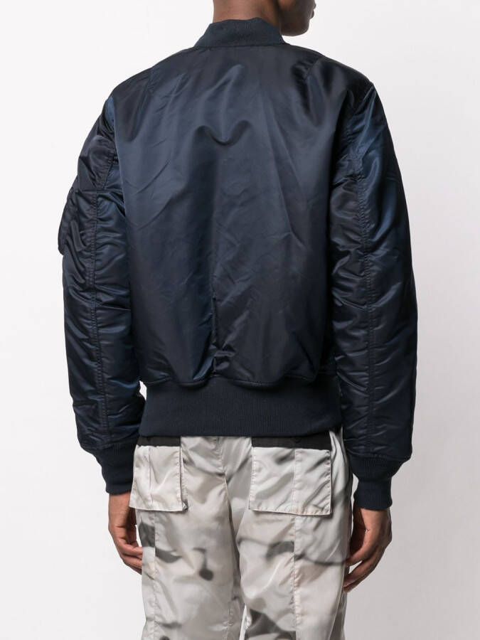 Alpha Industries Omkeerbaar bomberjack Blauw