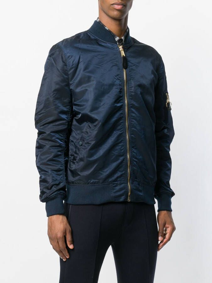 Alpha Industries oversized bomber jacket Blauw