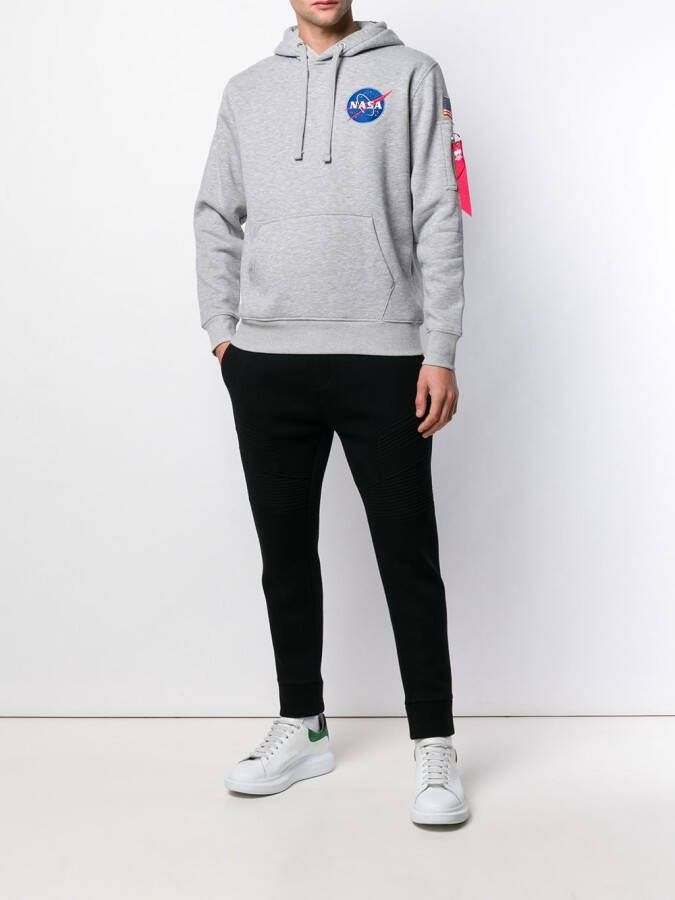 Alpha Industries Space Shuttle hoodie Grijs