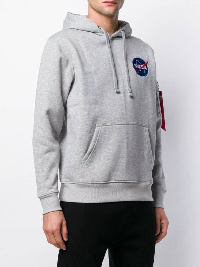 Alpha Industries Space Shuttle hoodie Grijs