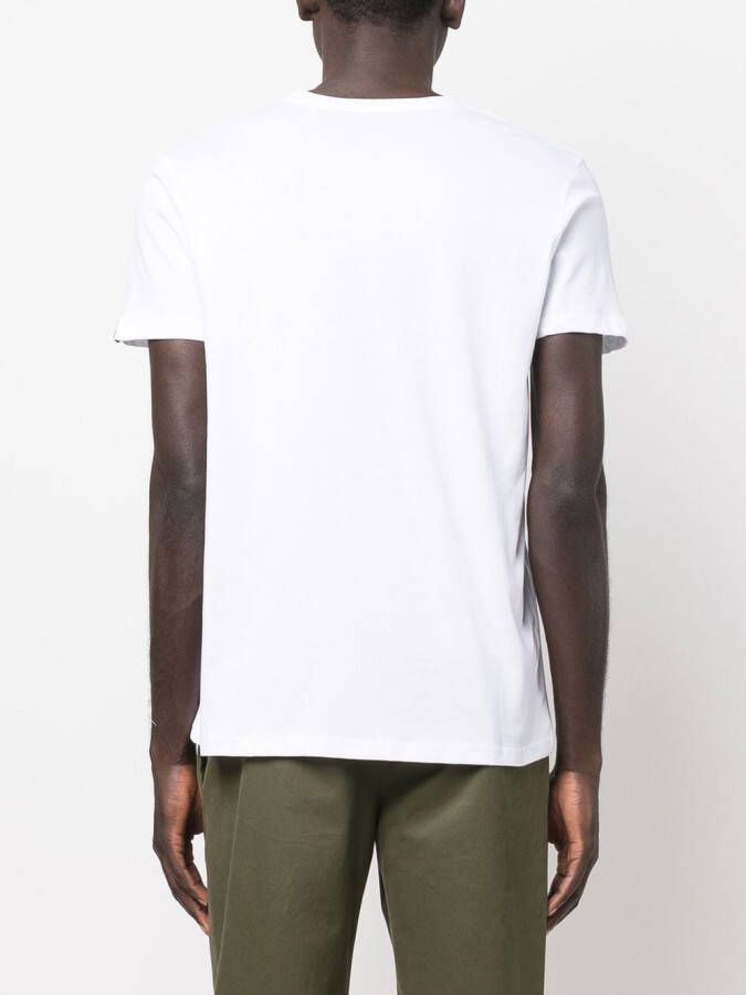 Alpha Industries T-shirt met logoprint Wit